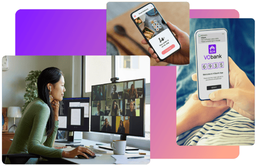 API product displayed on mobile device